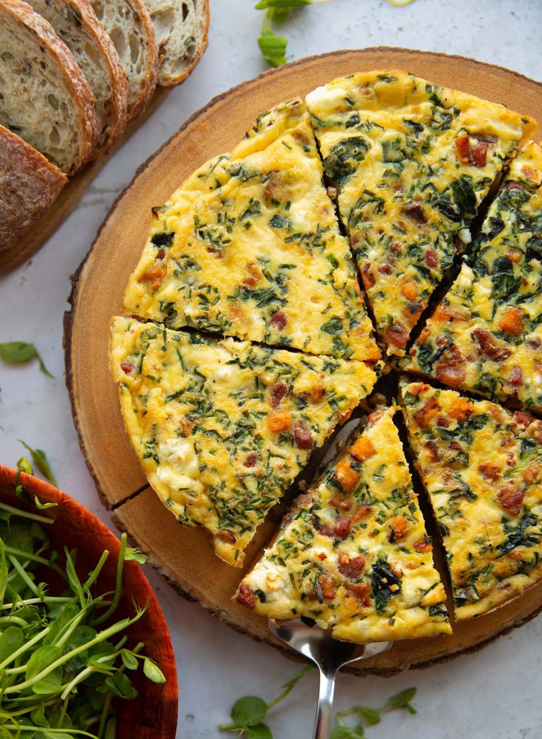 Fully Loaded Sweet Potato Frittata Don T Go Bacon My Heart