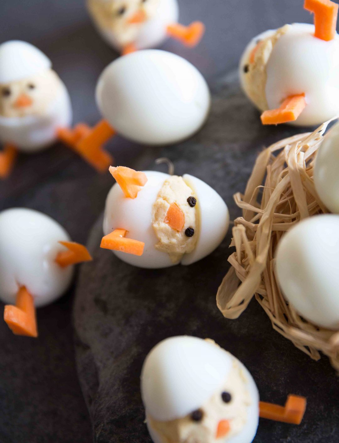 Easter Deviled Egg Chicks | Don't Go Bacon My Heart