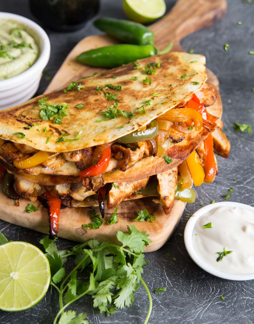 The Best Chicken Quesadilla Recipe Don T Go Bacon My Heart