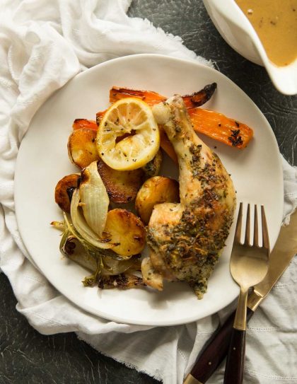 Herb Roasted Spatchcock Chicken Recipe Don T Go Bacon My Heart