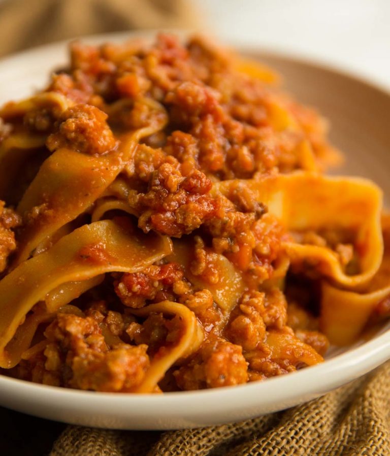 Sausage Ragu with Pappardelle | Don't Go Bacon My Heart