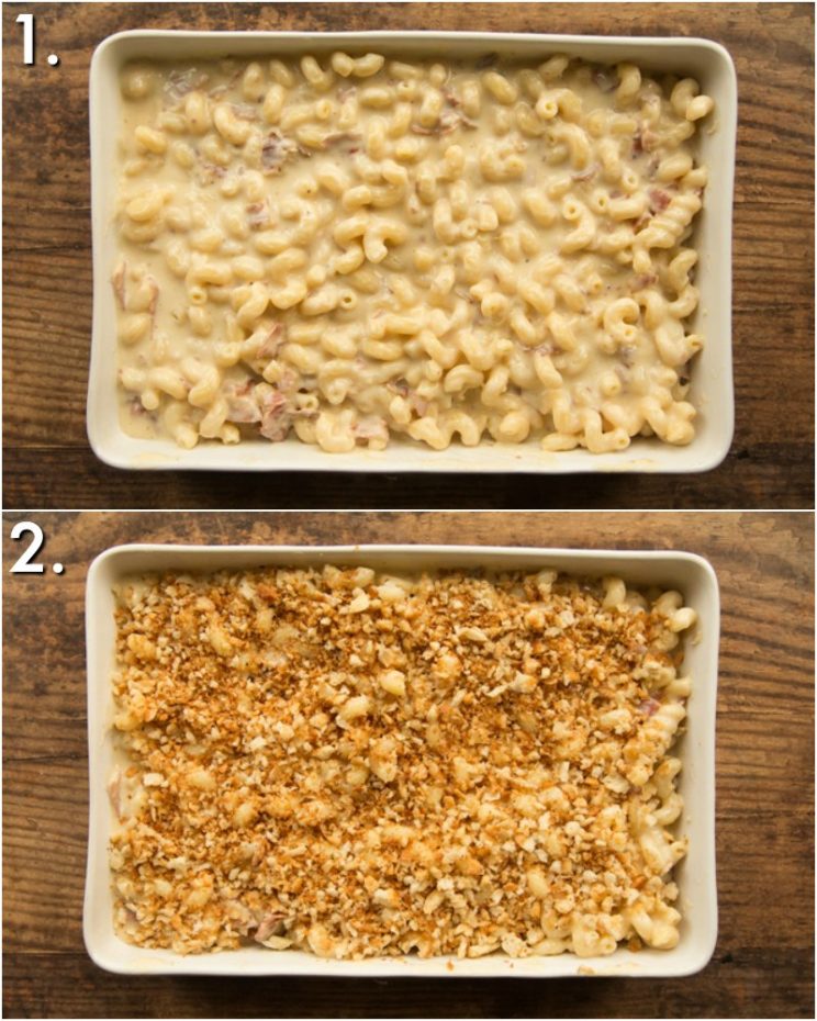 How to make baked brie mac and cheese - 2 step by step photos