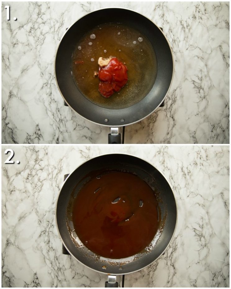 How to make sweet and sour sauce - 2 step by step photos