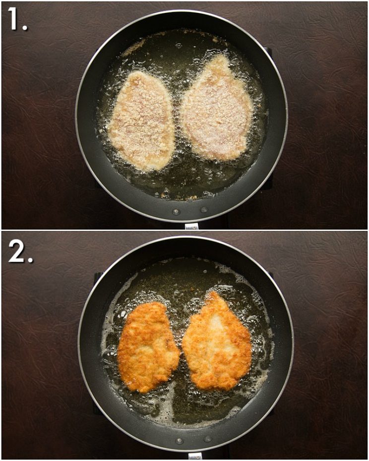 How to fry chicken katsu - 2 step by step photos