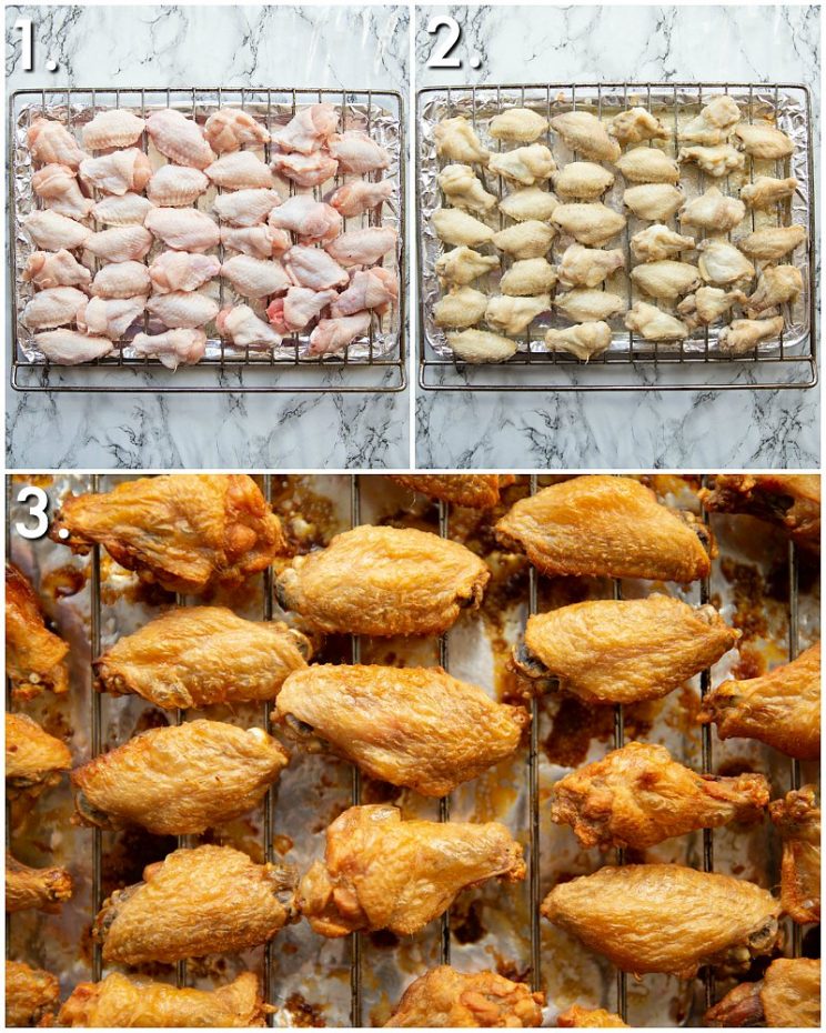 How to bake chicken wings - 3 step by step photos