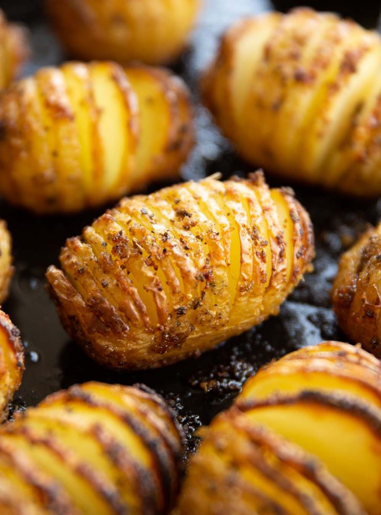 Mini Hasselback Potatoes Don T Go Bacon My Heart