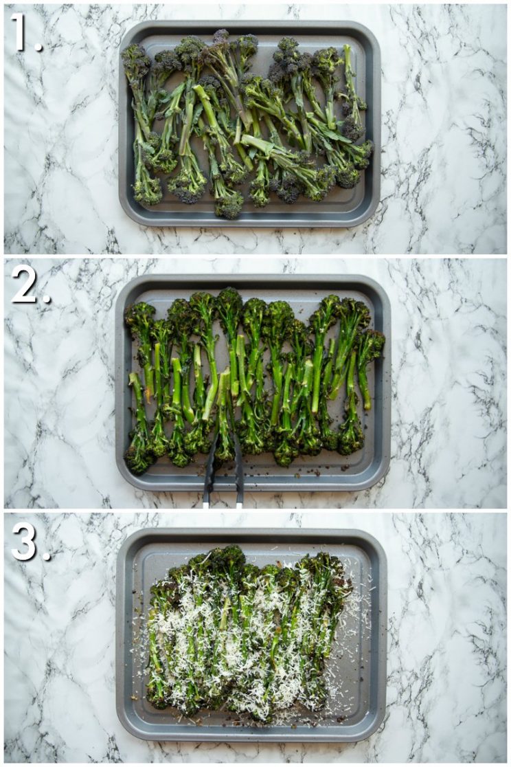 How to roast broccolini - 3 step by step photos