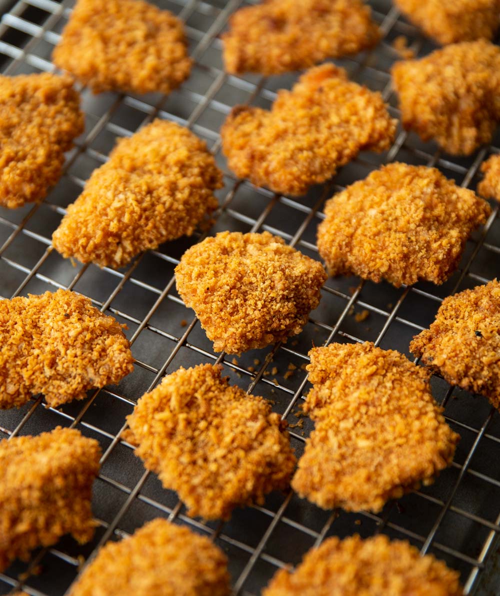 The BEST Crispy Baked Chicken Nuggets