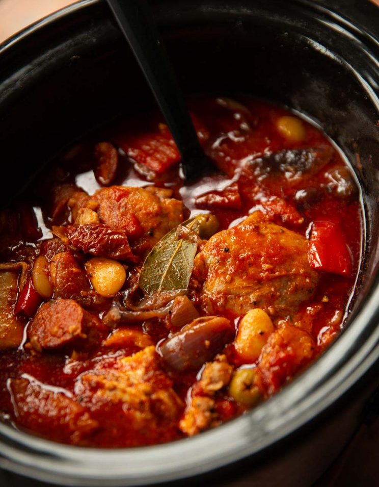 Slow Cooker Chicken and Chorizo | Don't Go Bacon My Heart