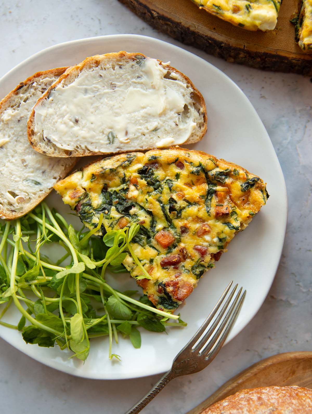 Fully Loaded Sweet Potato Frittata | Don't Go Bacon My Heart