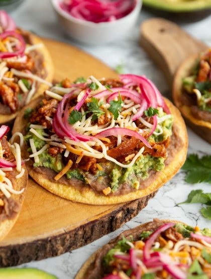 The BEST Chicken Tostadas you'll ever make! | Don't Go Bacon My Heart