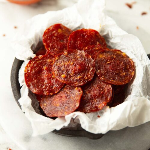Pepperoni Chips (Actually Crispy!)