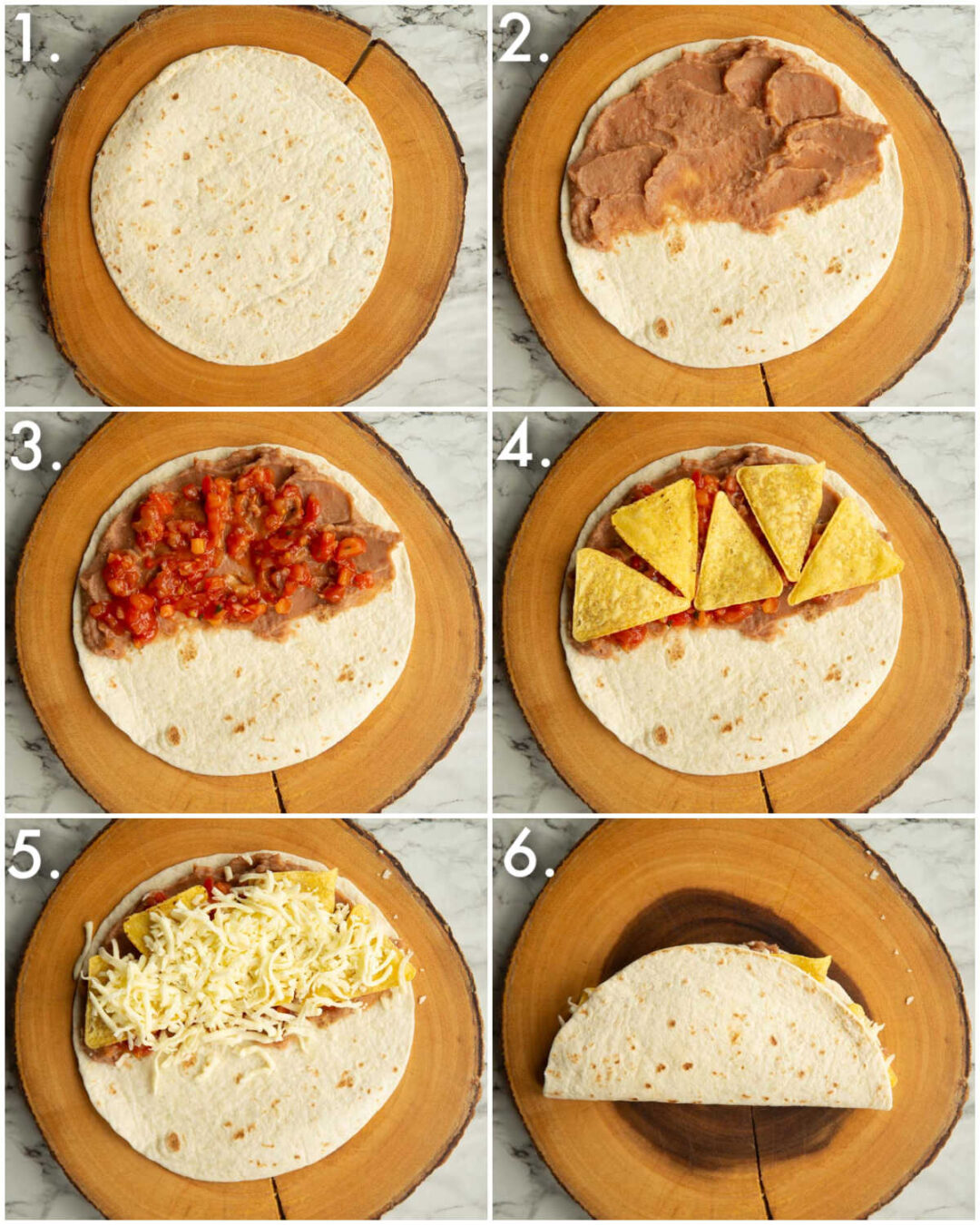 Refried Bean Quesadillas (just 5 ingredients!) | Don't Go Bacon My Heart